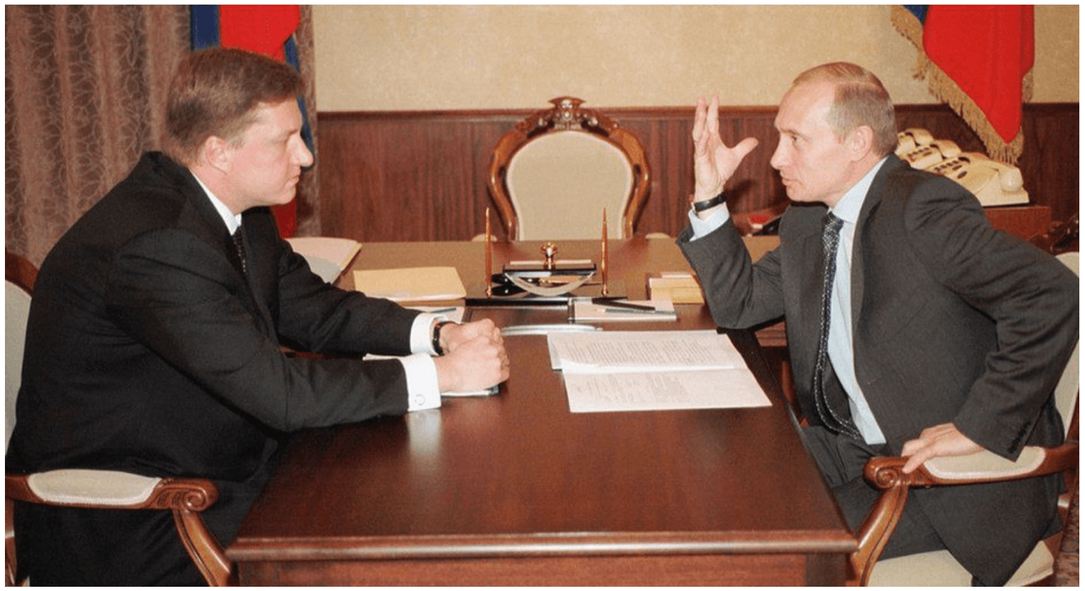 Vladimir Chernukhin and Vladimir Putin