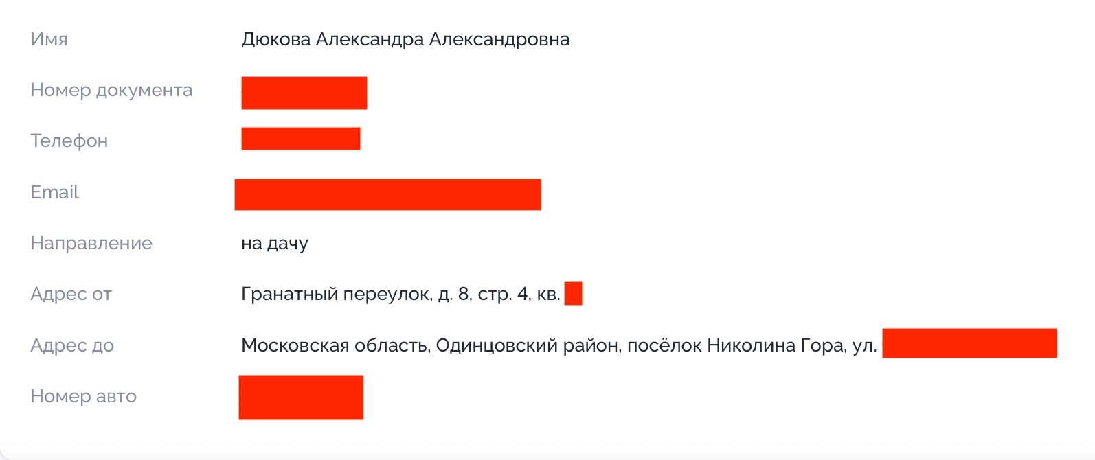 Dyukov's daughters pass to get into the building