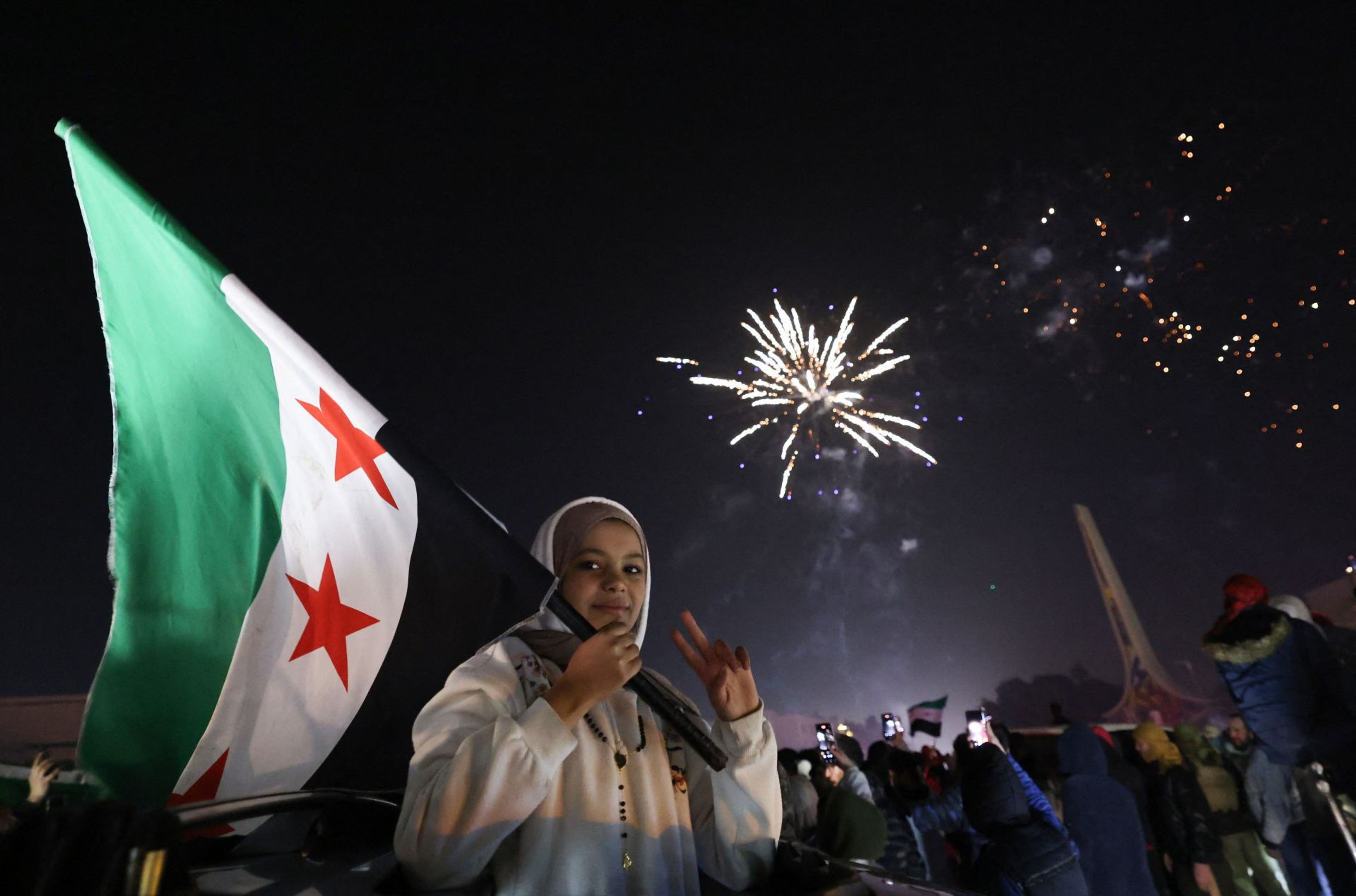 New Year 2025 celebrations in Damascus