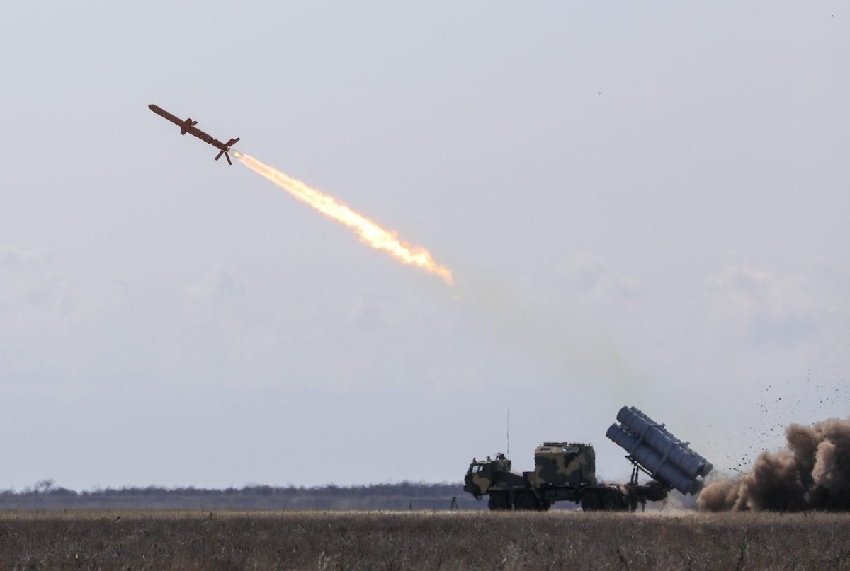 Launch of the Neptune missile