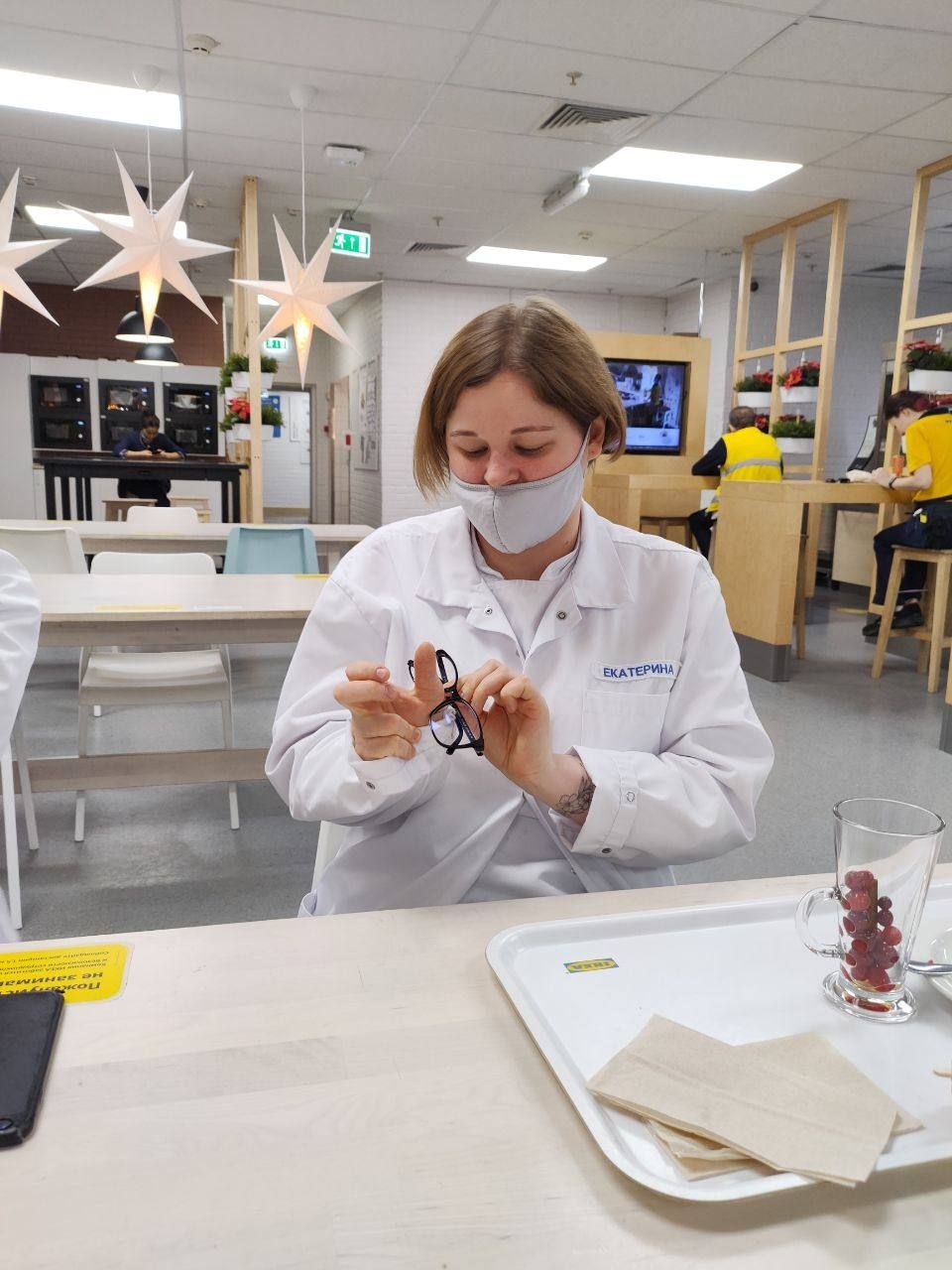 Ekaterina at IKEA