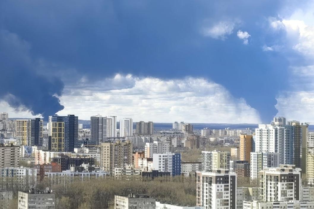Фото: Пермь после атаки беспилотника 30 апреля / Exilenova+