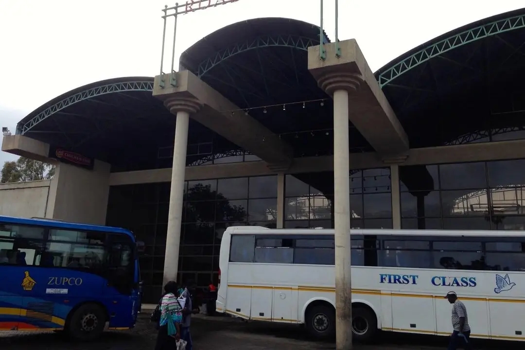 A bus station in Harare. Photo: World Adventurer