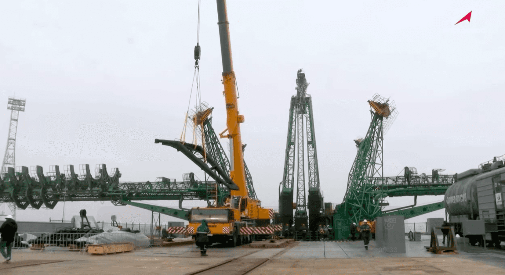 Роскосмос отчитался о восстановлении стартовой площадки на Байконуре, которая была серьезно повреждена при запуске  «Союза» в ноябре