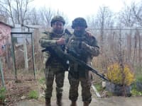 Deputy Political Officer Badranov, safe and sound (left)