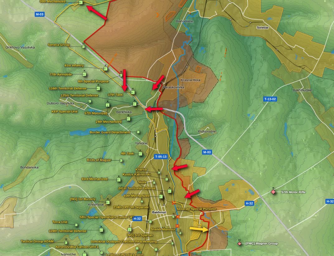 ЧВК Вагнера окружает Бахмут, Минобороны хочет подчинить Пригожина, Кадыров меняет командующих. Что происходит на фронте