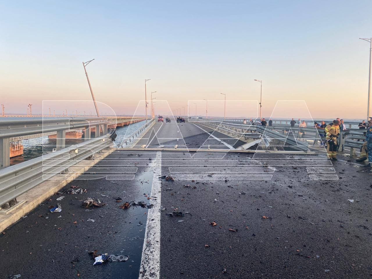 Explosion on Crimean bridge claims two lives, leaves child injured