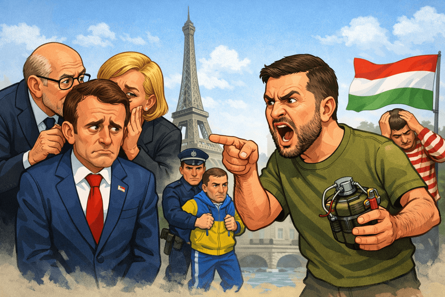 Бот-сеть «Матрёшка» запустила фейки о конфликте Украины и Венгрии: Зеленский «назвал венгров отсталыми», украинские беженцы якобы бьют их