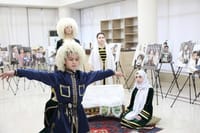 Children in Dagestan dance the lezginka