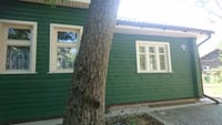 Ždanoka's family house in Valdai, a favourite place for holidaymakers. Before and after the renovation, which, as we can see from the emails, was paid for by the MEP.