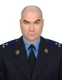 Mikhail Kolesov in FSB uniform