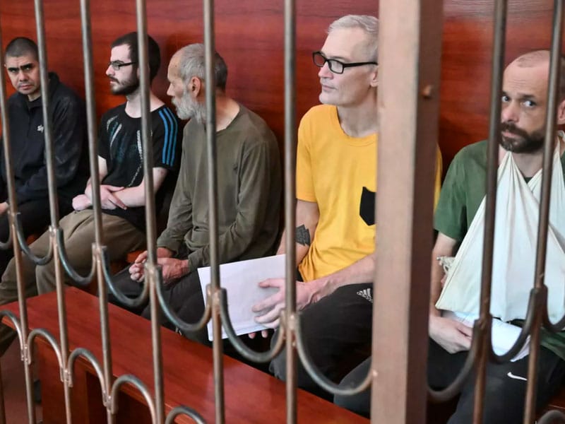 В «ДНР» огласили обвинение еще пятерым иностранцам, воевавшим на стороне ВСУ. Троим из них грозит смертная казнь