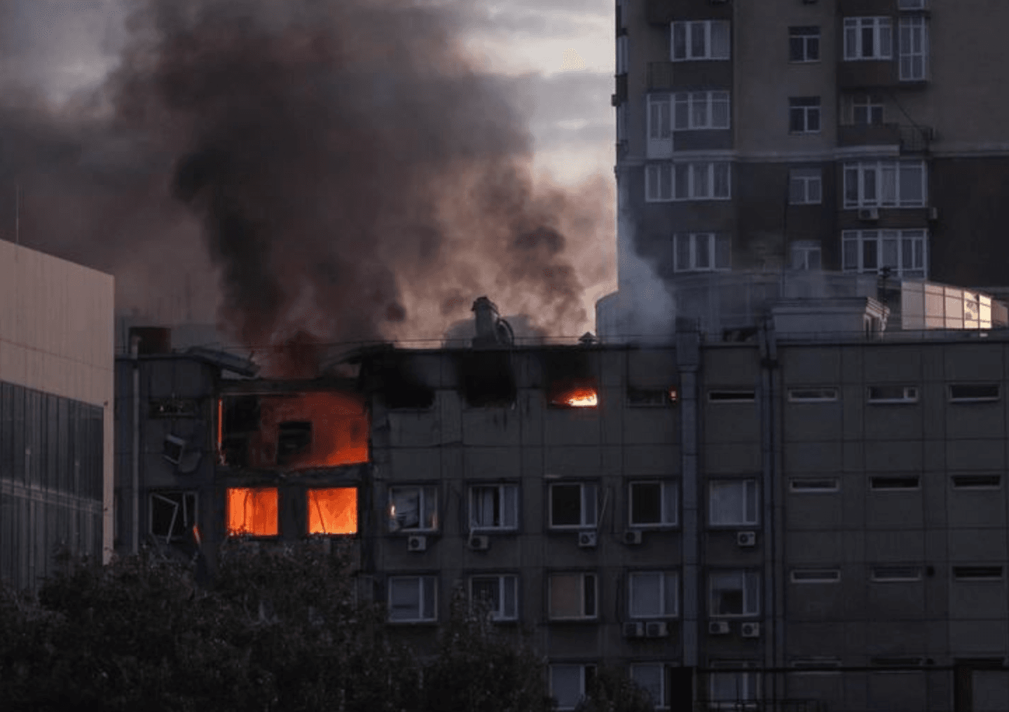 Russian drone strikes on Kyiv: apartment block explodes, female body pulled out from under rubble