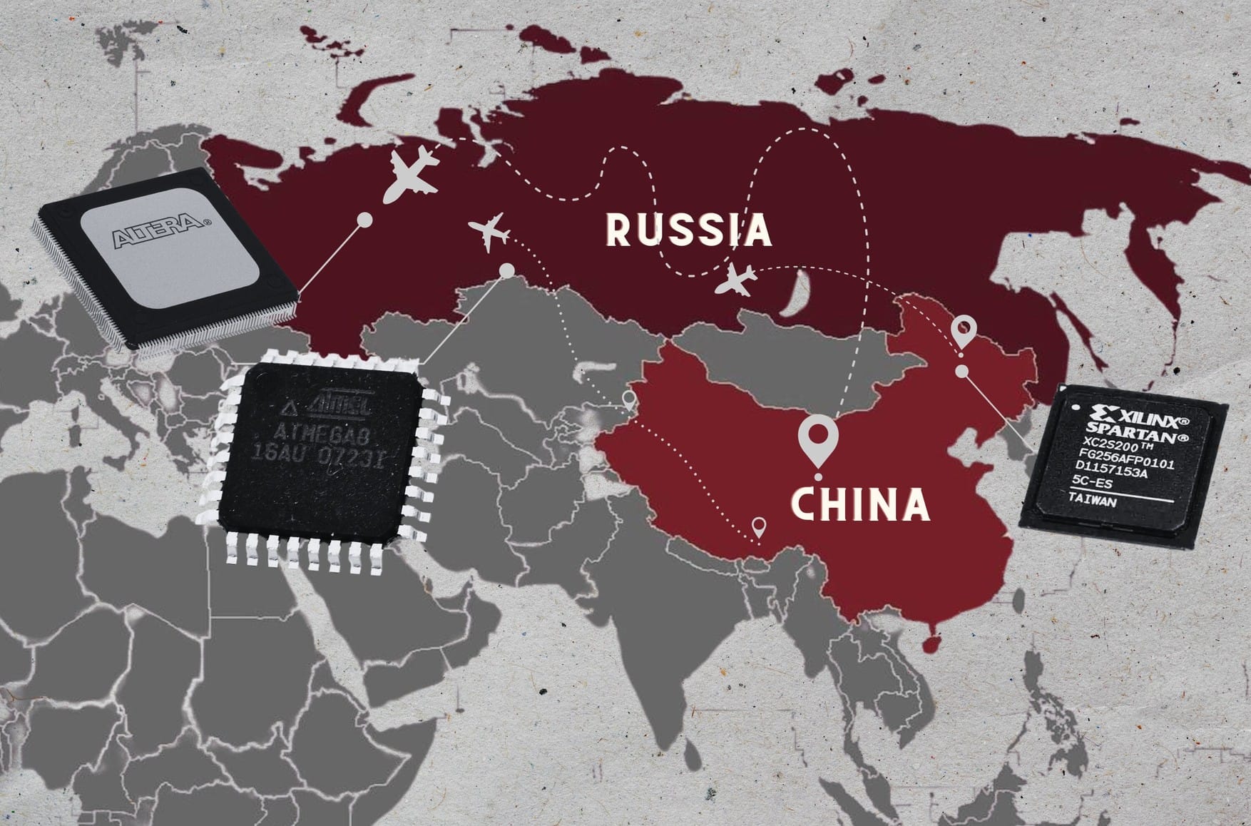 Russian Military Supplies Re-Routed via China