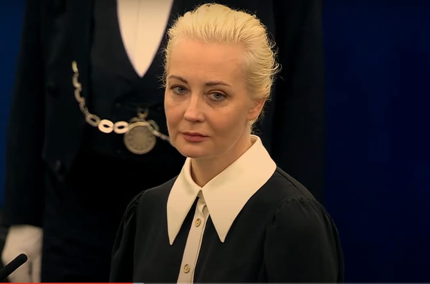 “You’re not dealing with a politician, but a bloody mobster”: Yulia Navalnaya addresses European Parliament in Strasbourg