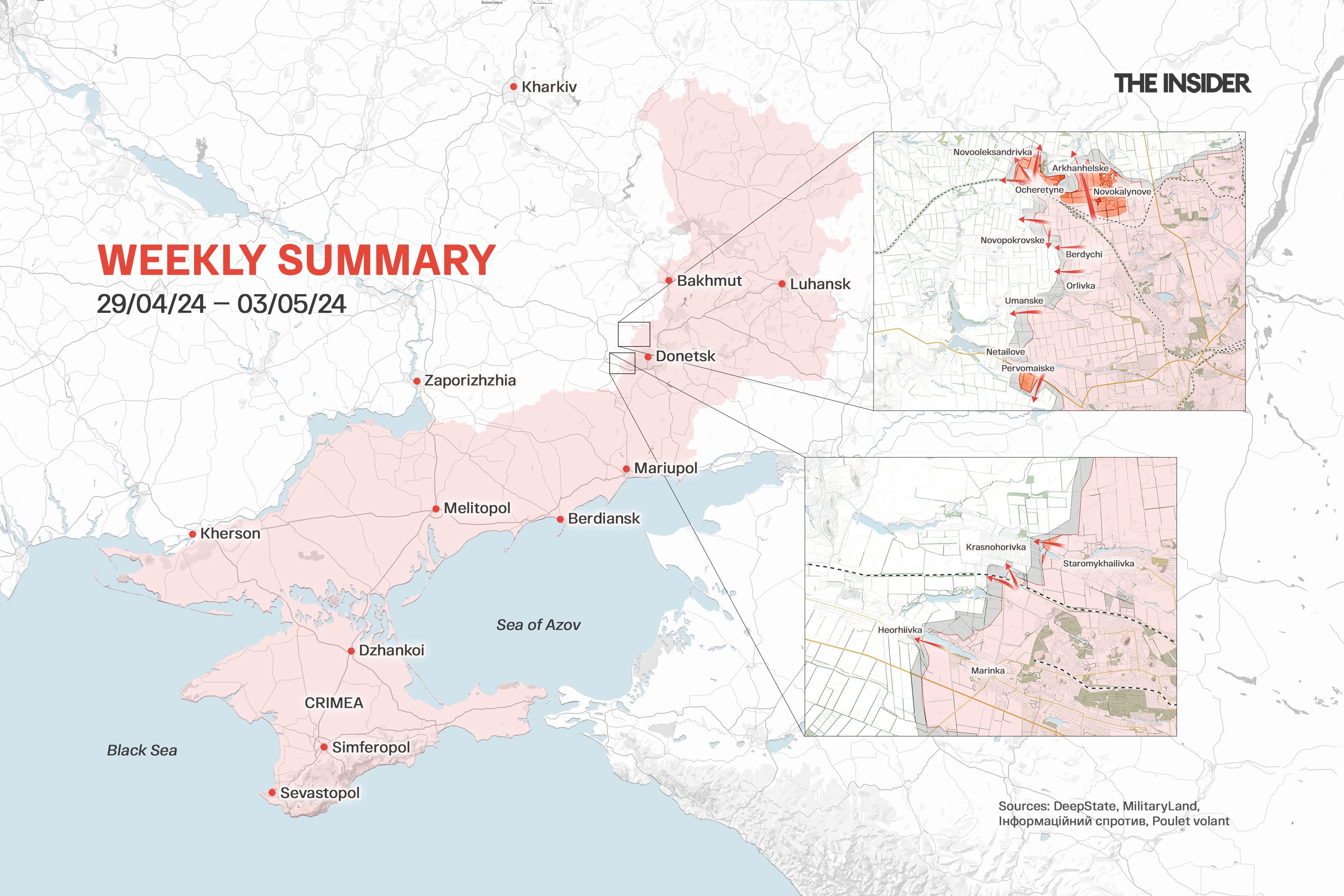 Weekly Ukraine war summary: U.S. accuses Russian army of using chemical weapons, missile strikes on Odesa, “death fields” near Avdiivka