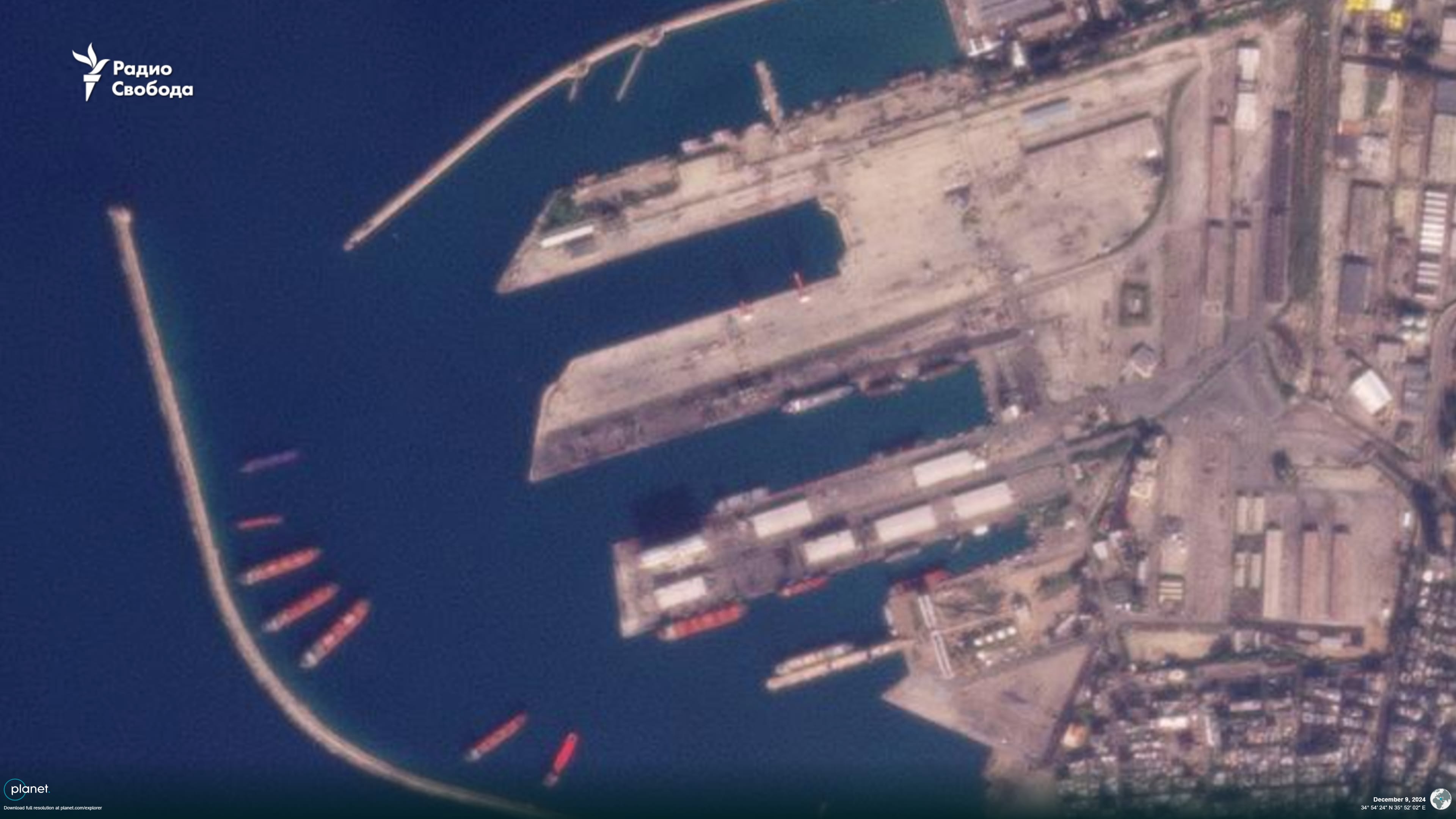 Российские военные корабли вышли из сирийского порта Тартус 