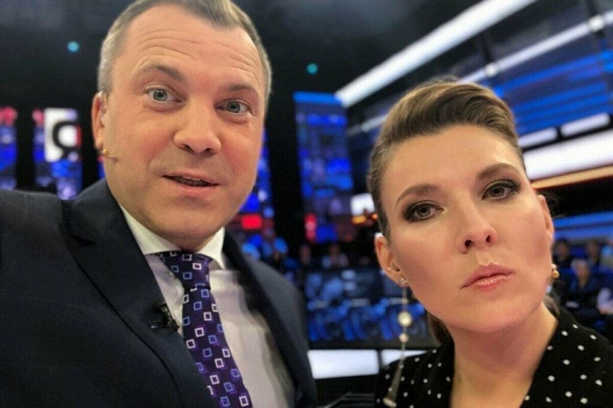 The price of loyalty: Kremlin propaganda power couple Skabeeva and Popov have seen their incomes soar amid Russia’s invasion of Ukraine