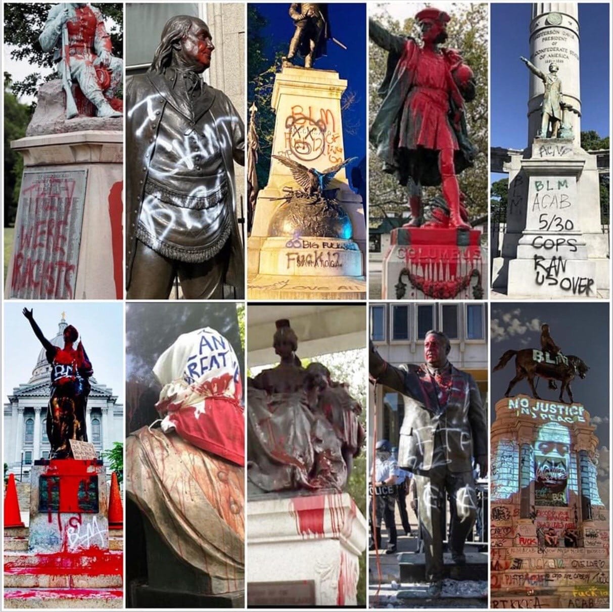 Вас тут не стояло. Как в США переосмысливают историю через войну памятников