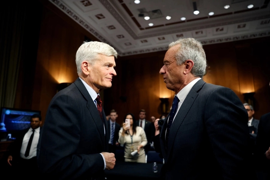 Senator Bill Cassidy with U.S. Health Secretary Robert F. Kennedy Jr.