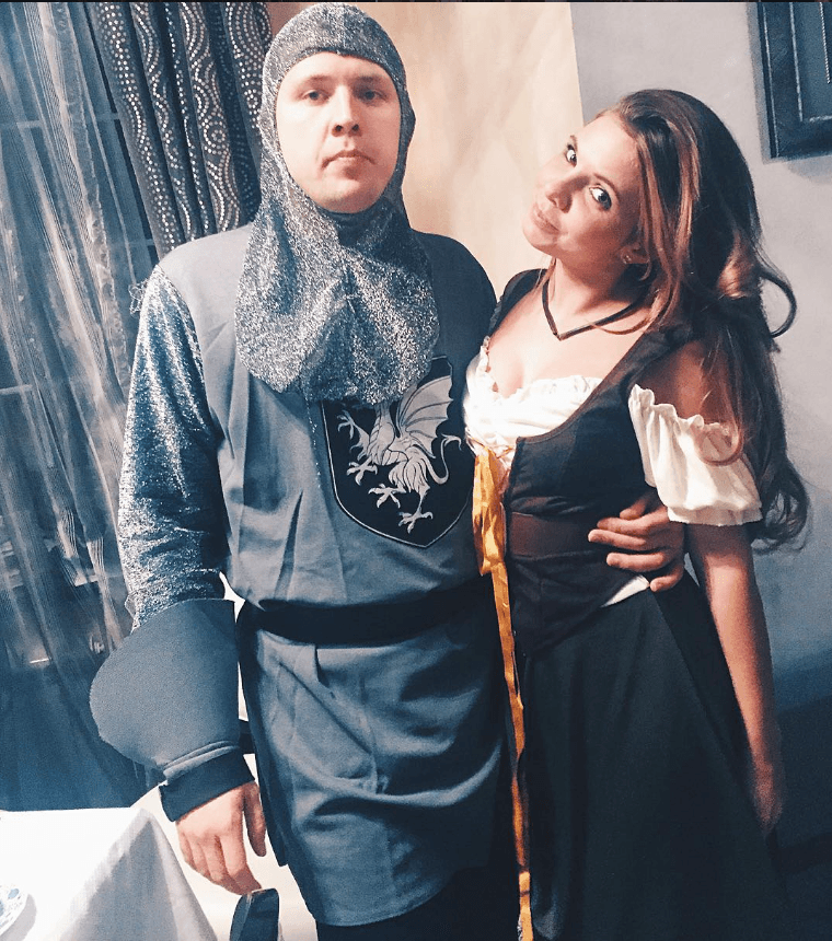 Kazakov's son with his wife