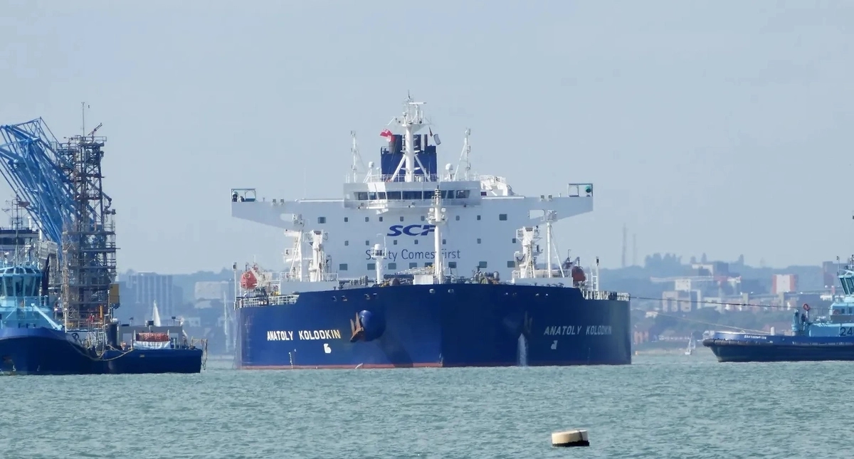 The Russian tanker Anatoly Kolodkin