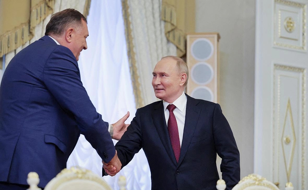 Milorad Dodik meeting with Vladimir Putin