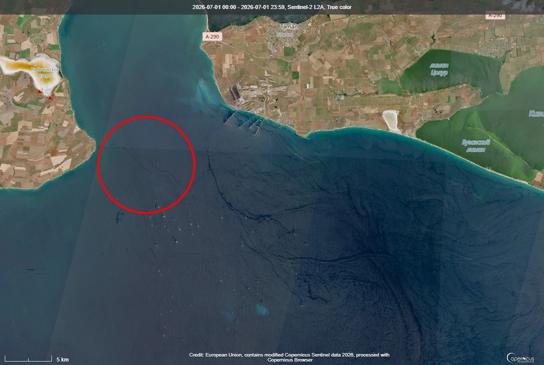 Sentinel-2 image, July 1, 2026