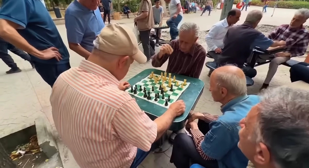 Screenshot from a video by Elena Zivdar