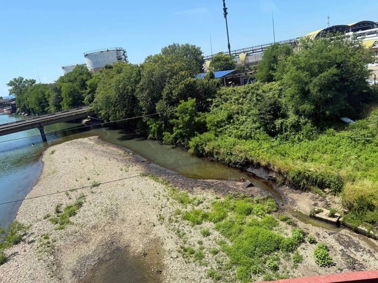 The mouth of the Tuapse River