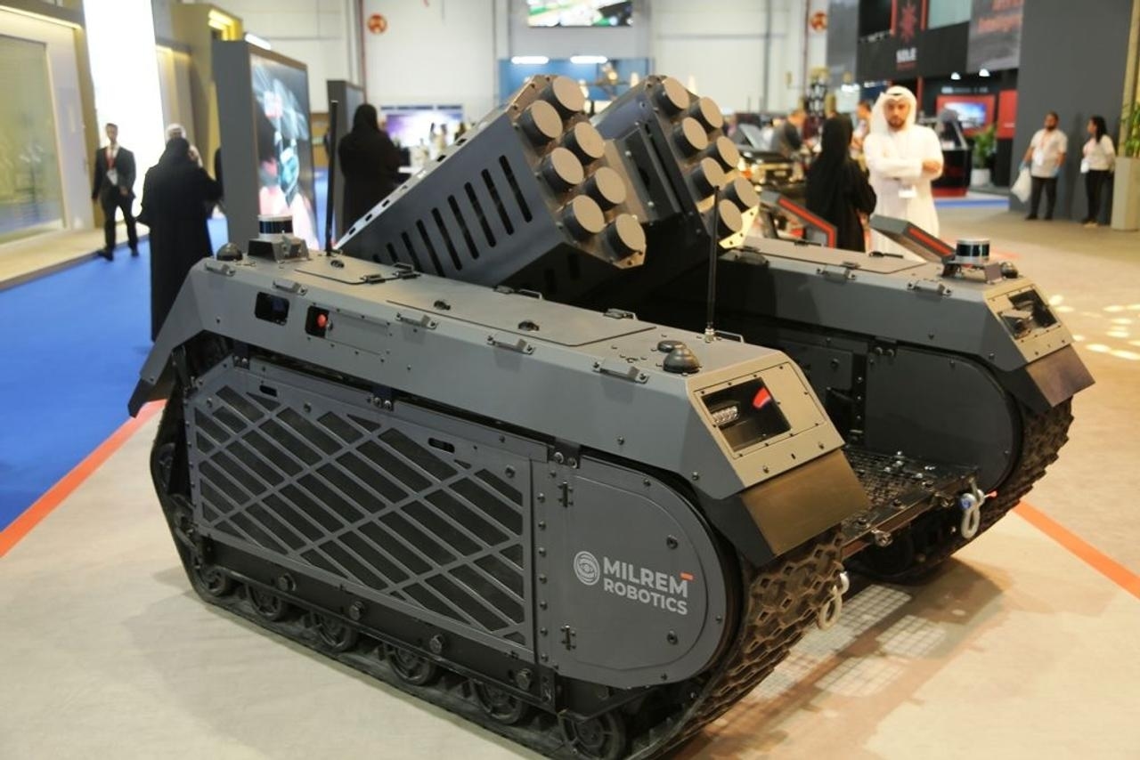 A Milrem Robotics ground robot