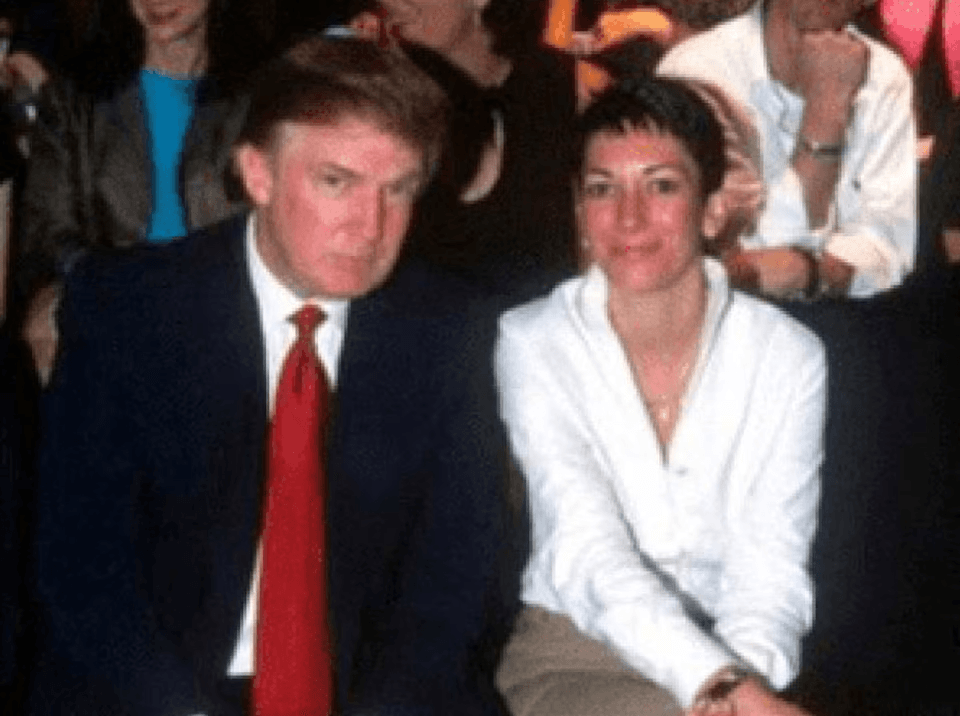 Дональд Трамп и Гислейн Максвелл