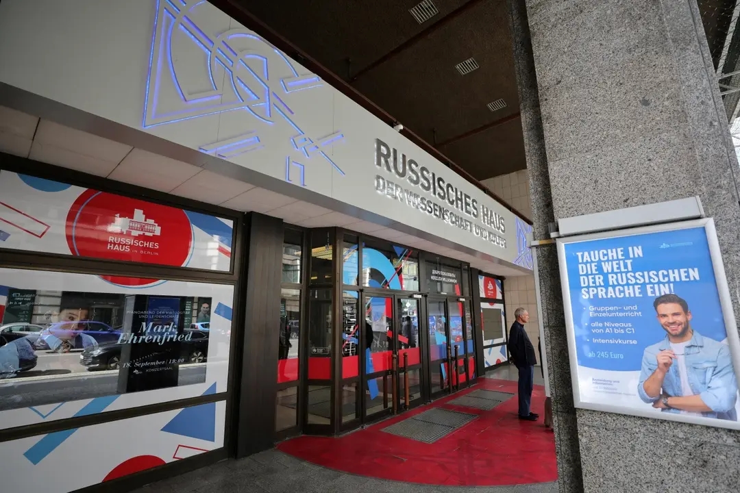 On Sept. 1, Germany announced that it would shut down the Russian House in Berlin in response to a failed "hybrid attack" by Russia in Leipzig/Halle airport. Photo: Reuters / Fabrizio Bensch