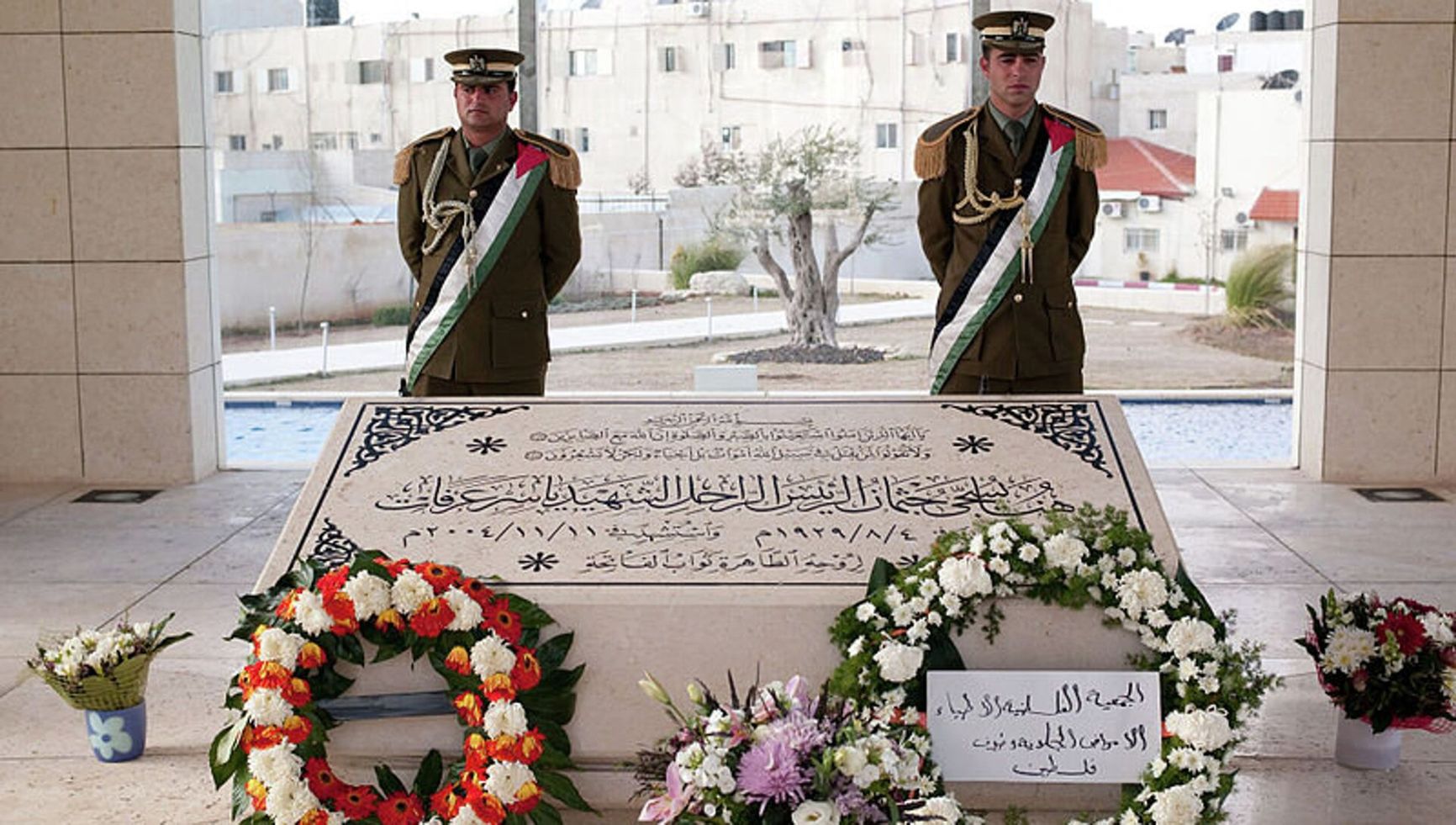 Yasser Arafat's grave