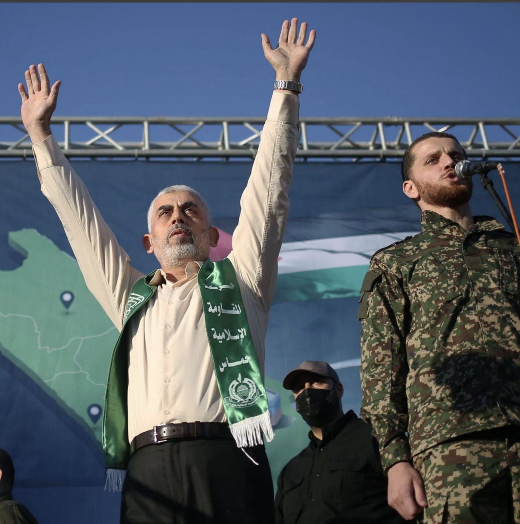 Yahya Sinwar, the military leader of Hamas in Gaza