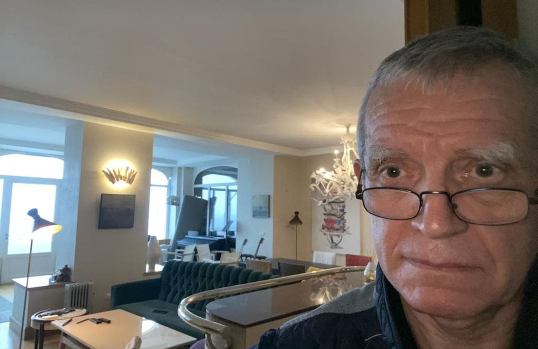 Pierre Affner at Putin's daughter's villa in Biarritz