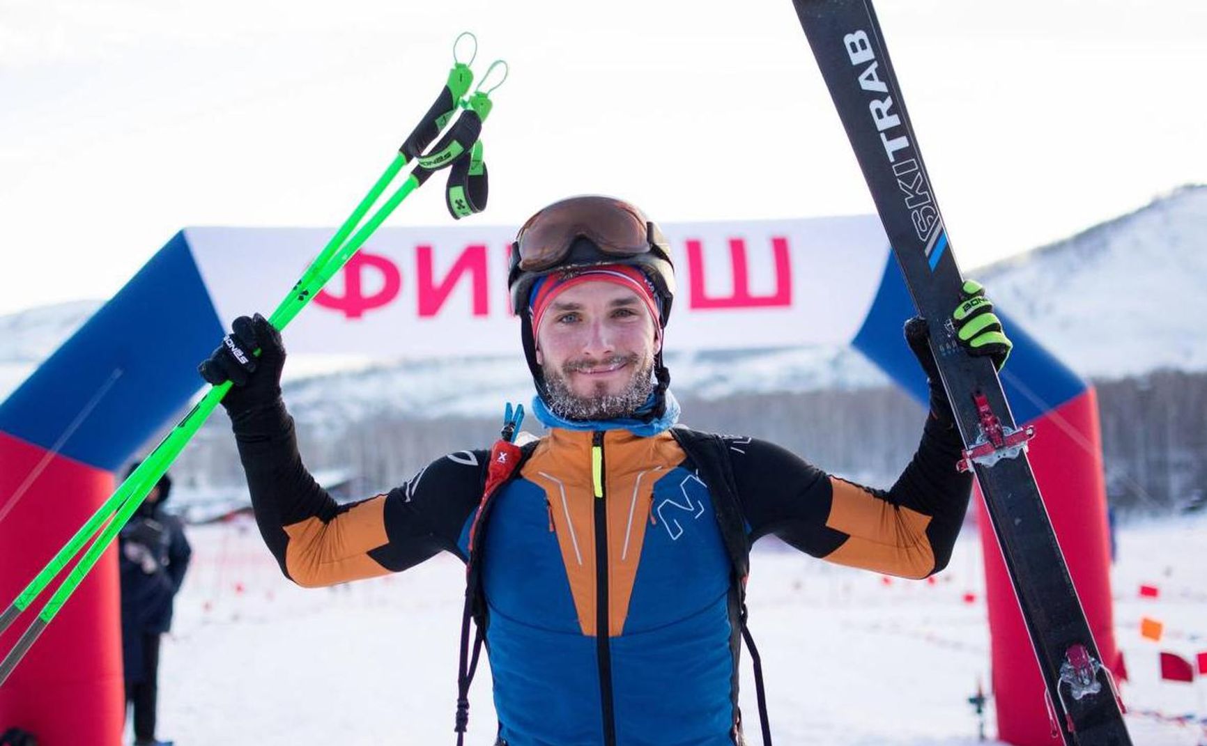 Russian ski mountaineer Nikita Filippov