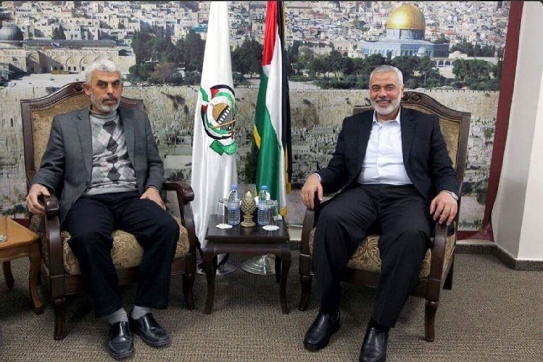 Yahya Sinwar and Ismail Haniyeh