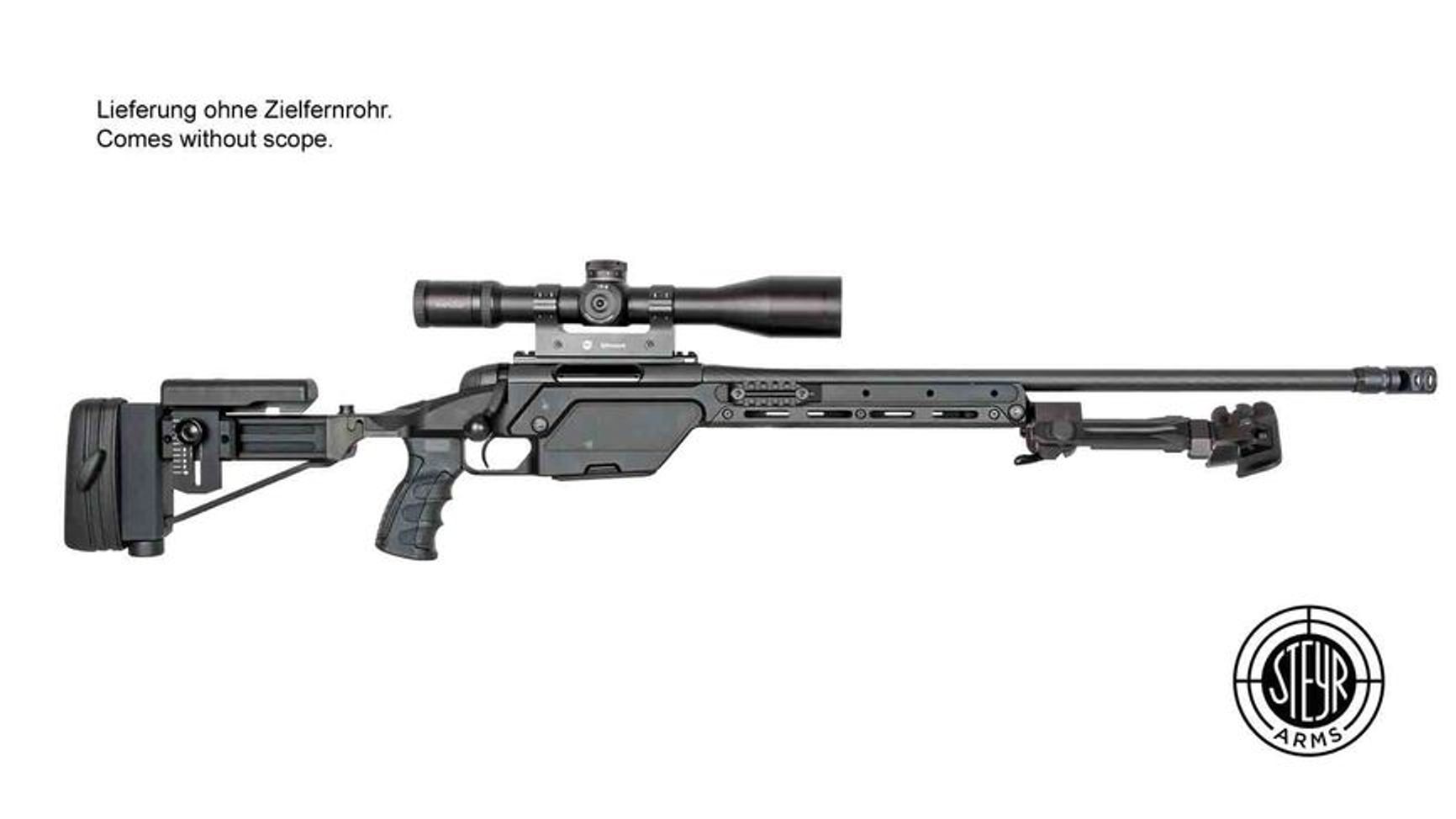The Steyr Mannlicher SSG 08 sniper rifle.