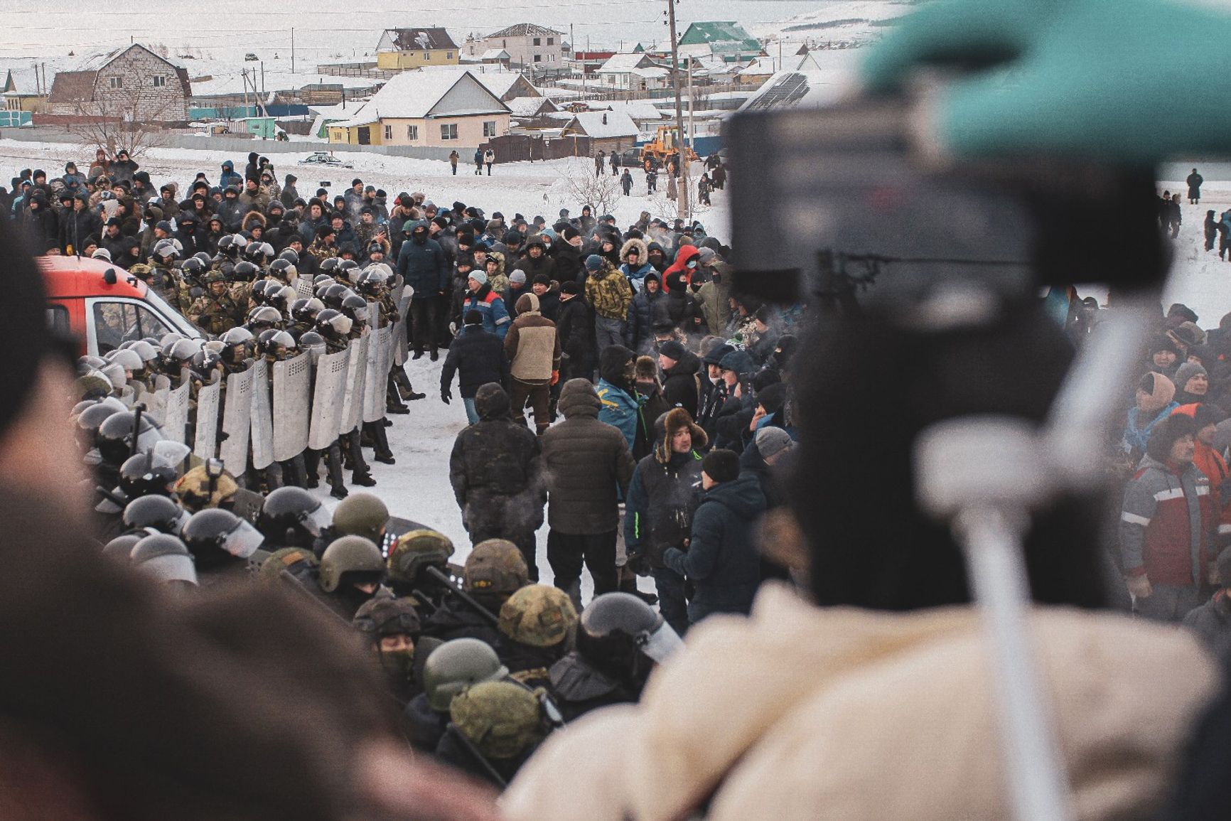 Сход у баймакского суда, 17 января