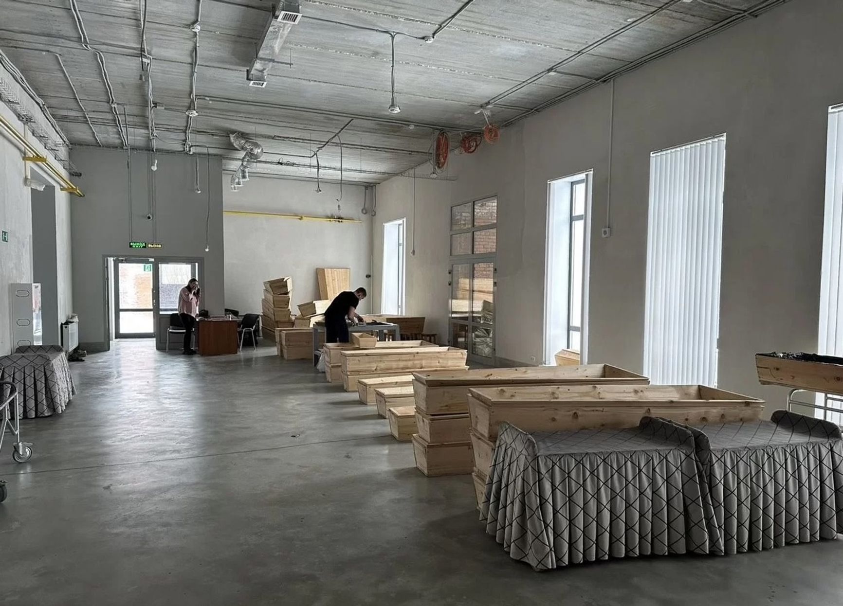 Интерьеры Томского крематория