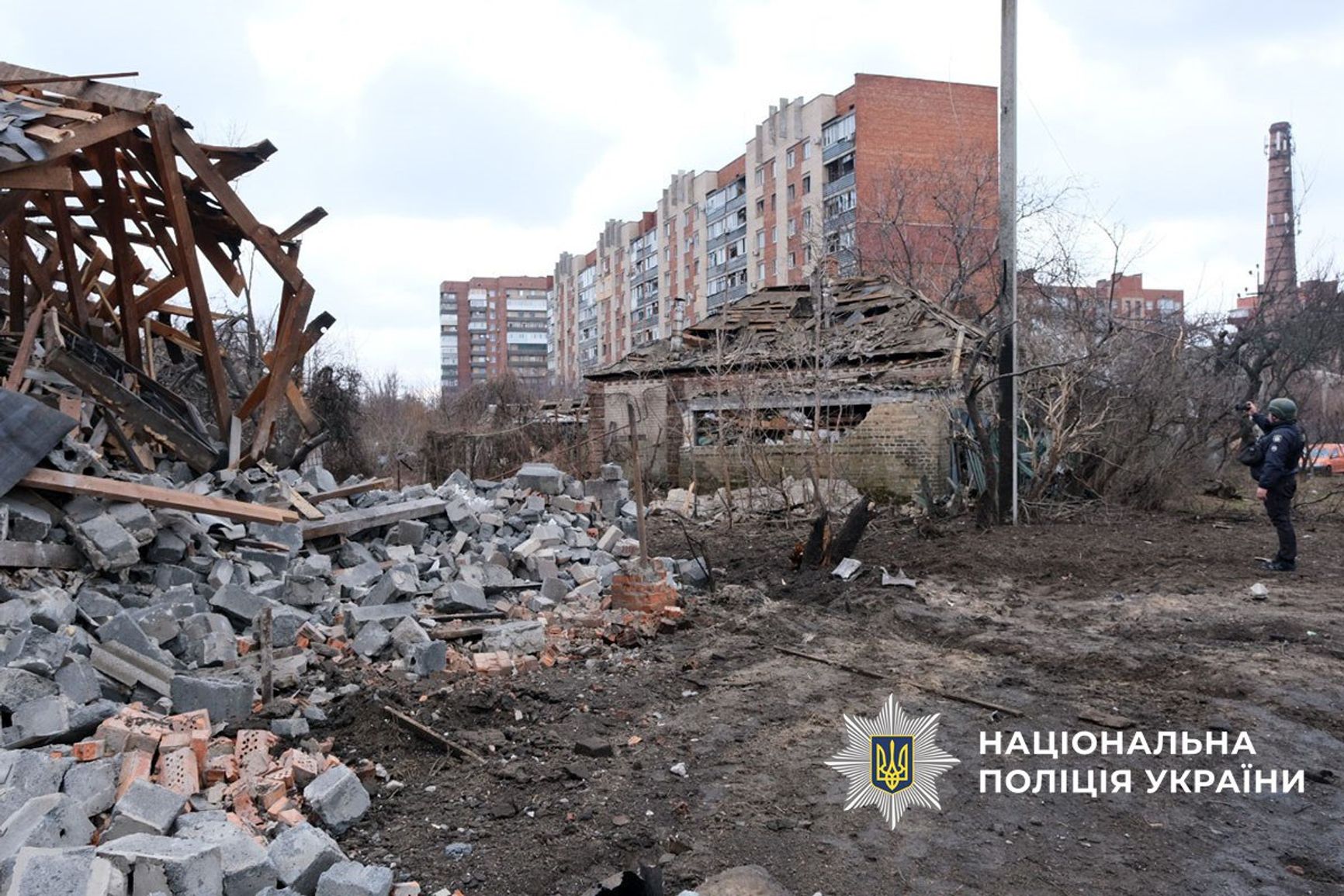 Последствия российского удара по Славянску в Донецкой области