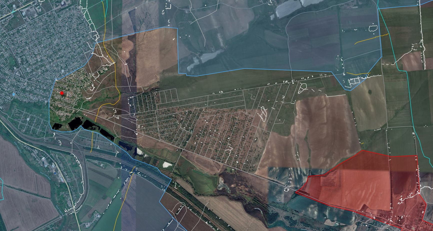 Ситуация в районе Константиновки по версии исследователя под ником Playfra