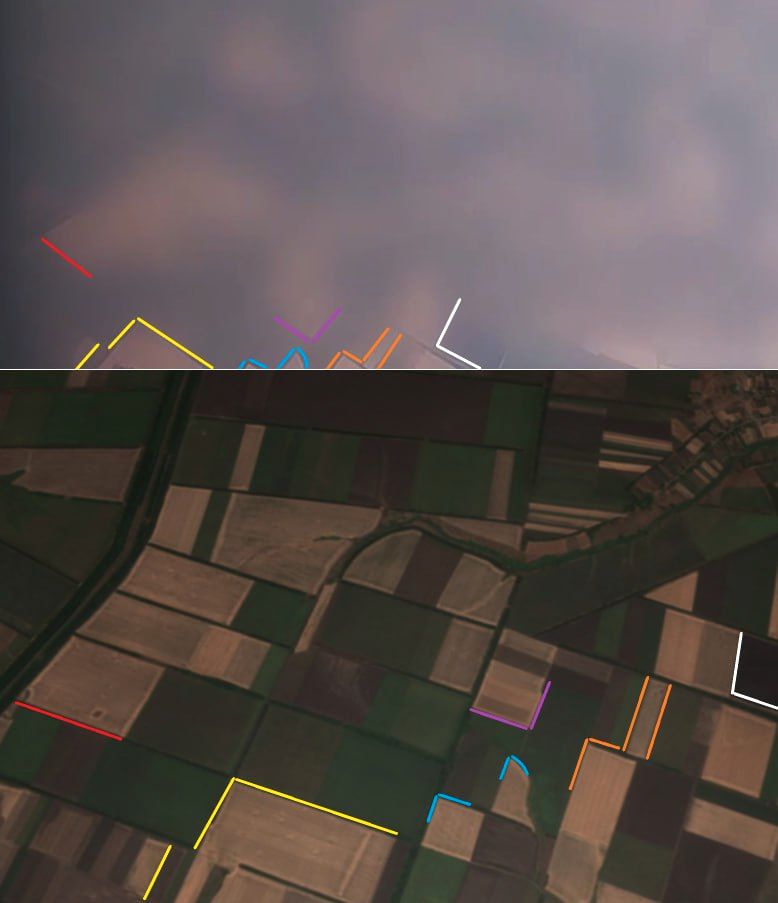 Russia’s Ministry of Defense claims the footage was recorded in the border areas around the Kursk Region. It was actually filmed in Ukraine’s Zaporizhzhia Region at coordinates 47.415841, 36.890696.