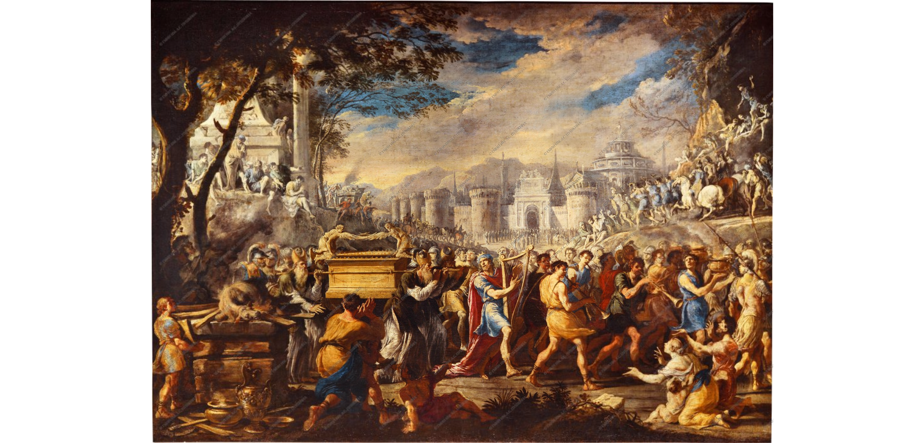 Доменико Гарджуло. Перенесение Ковчега Завета царем Давидом в Иерусалим