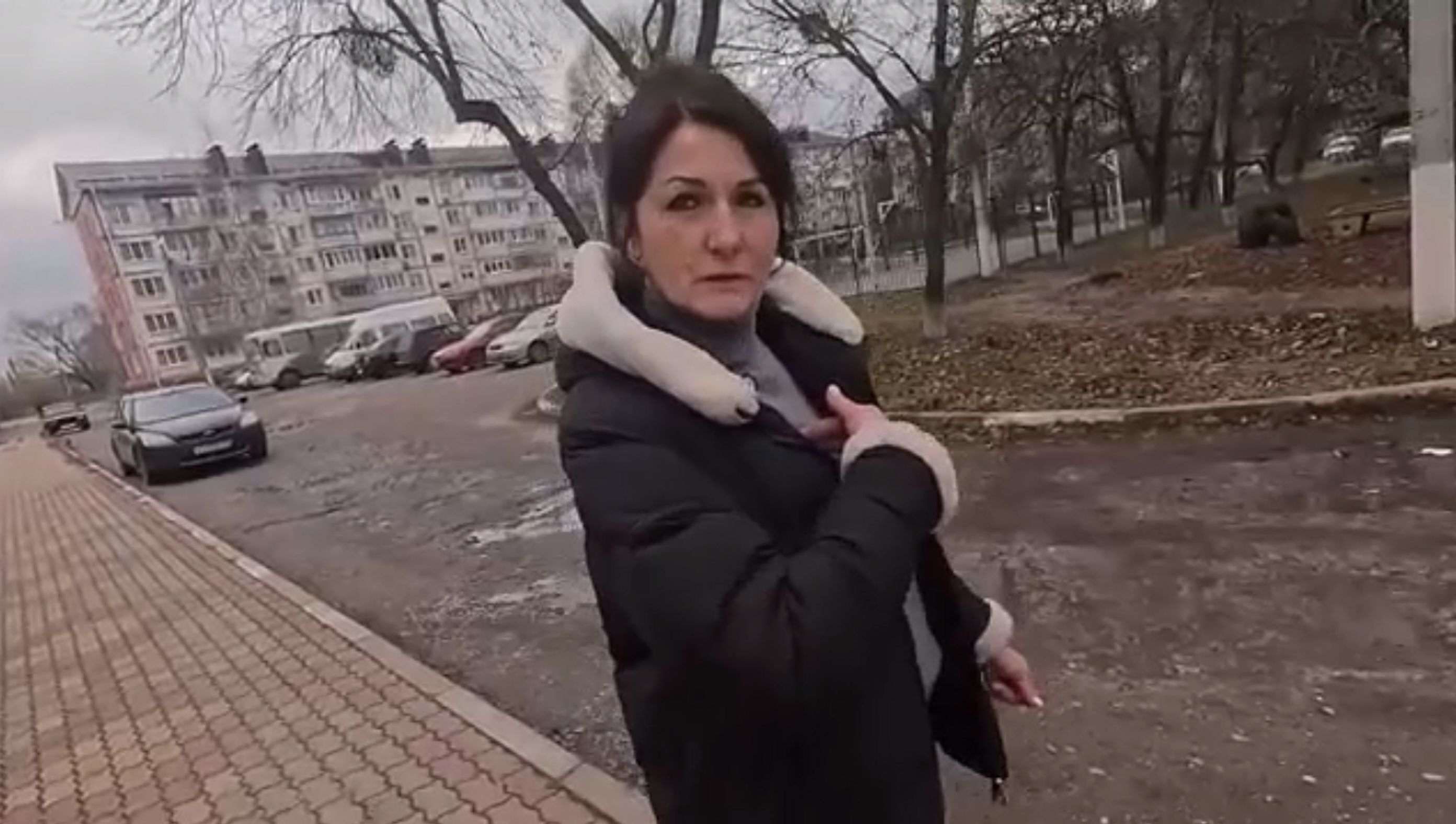 Svetlana, a resident of Shebekino who survived an attack by repeat offender Kostrikin