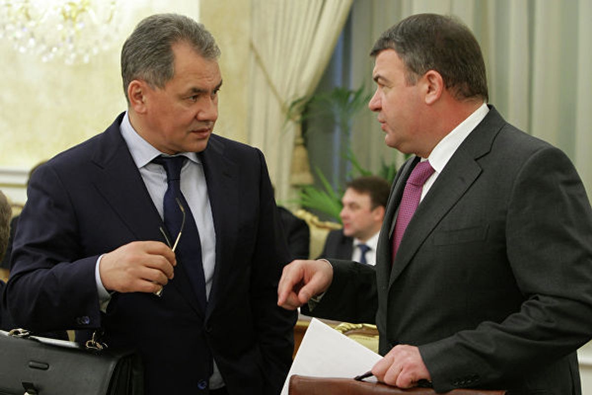 Shoigu followed in Serdyukov's footsteps (photo by A. Nikolsky / RIA Novosti)
