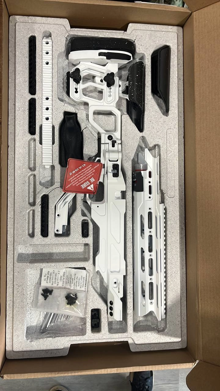 Cadex Defence Dual Strike Chassis rifle, sold by the Moscow-based store Warga
