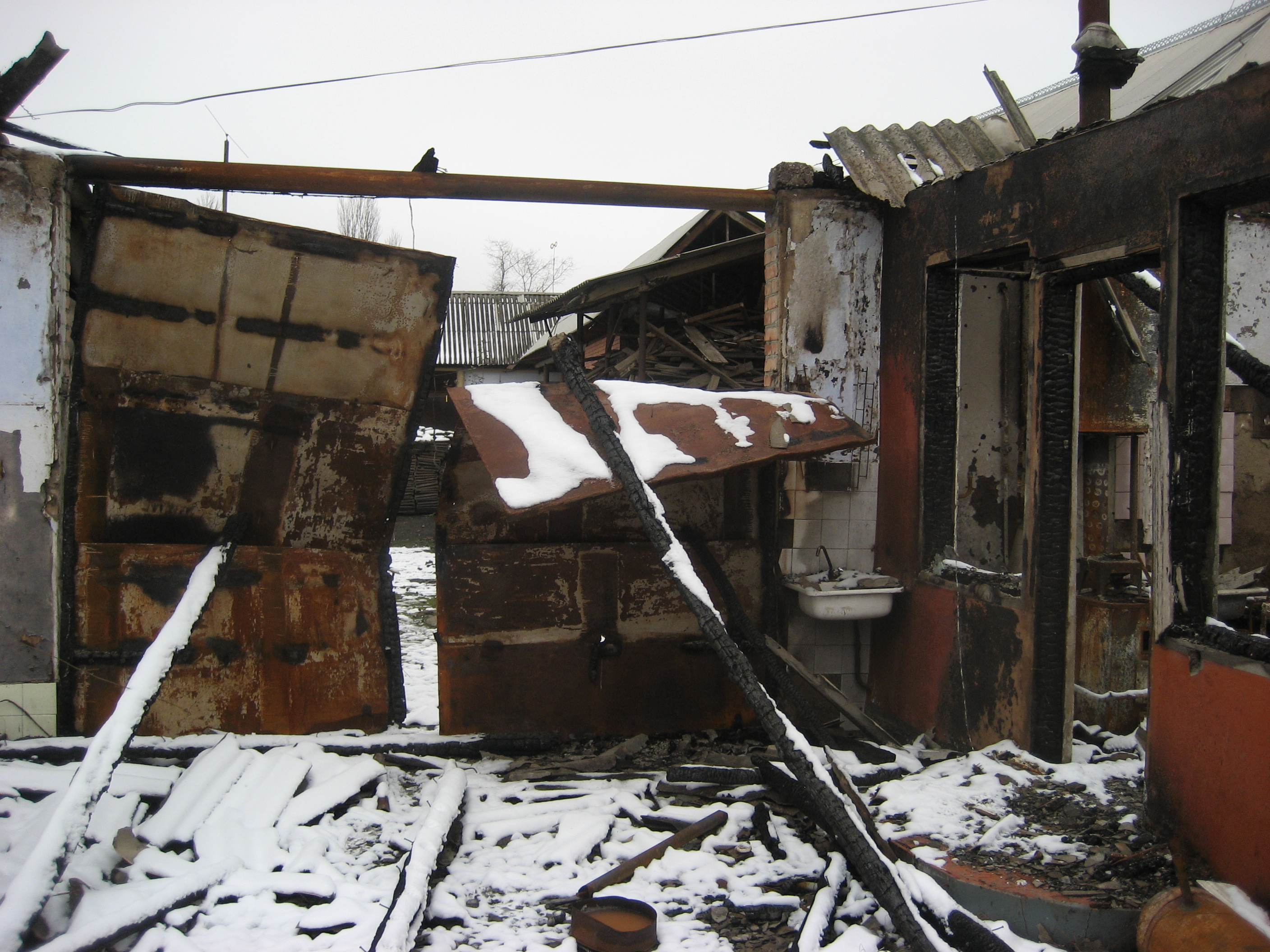 Сгоревший дом семьи Ибрагимовых2